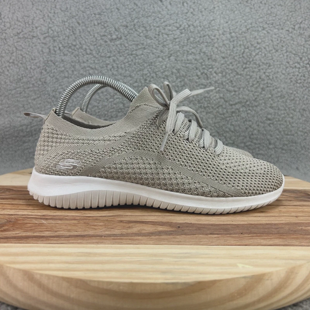 Skechers ultra flex beige hotsell