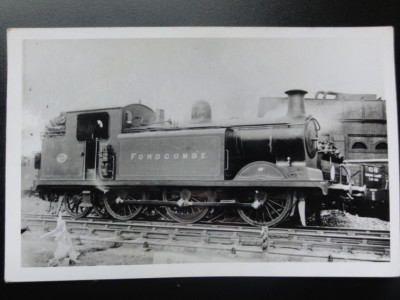 LBSC Dampflok FORDCOMBE No.403 RP Fotokarte