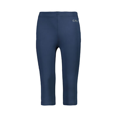 CMP Mädchen Laufhose Lauftight GIRL PANT 3/4 dunkelblau atmungsaktiv elastisch