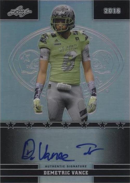 2016 Leaf U.S. Army All-American Bowl Demetric Vance #28 - 1 of 2