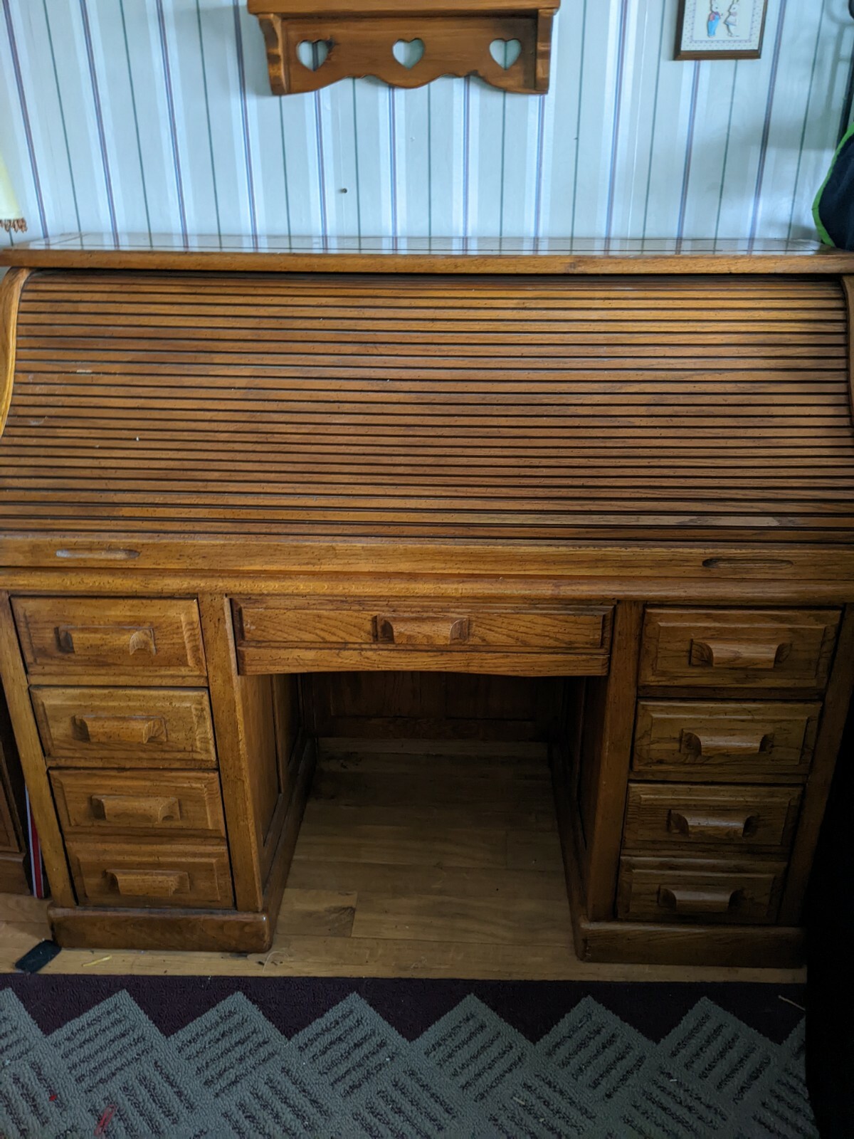 Oak Roll Top Desk for sale compared to CraigsList Only 2 left at 60