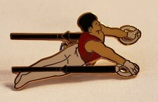 Men's Rings Gymnastics Lapel Pin FREE SAME DAY SHIPPING