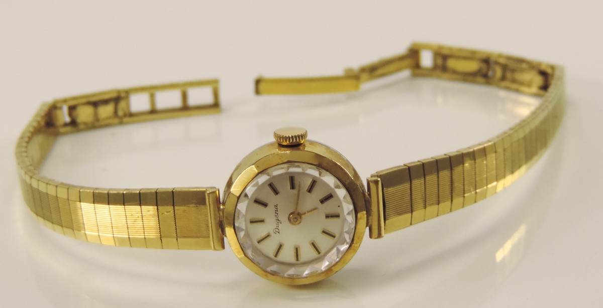 14 Karat Dugena Herrenuhr Echt Gold 585 Herrenuhr Dugena Dugena