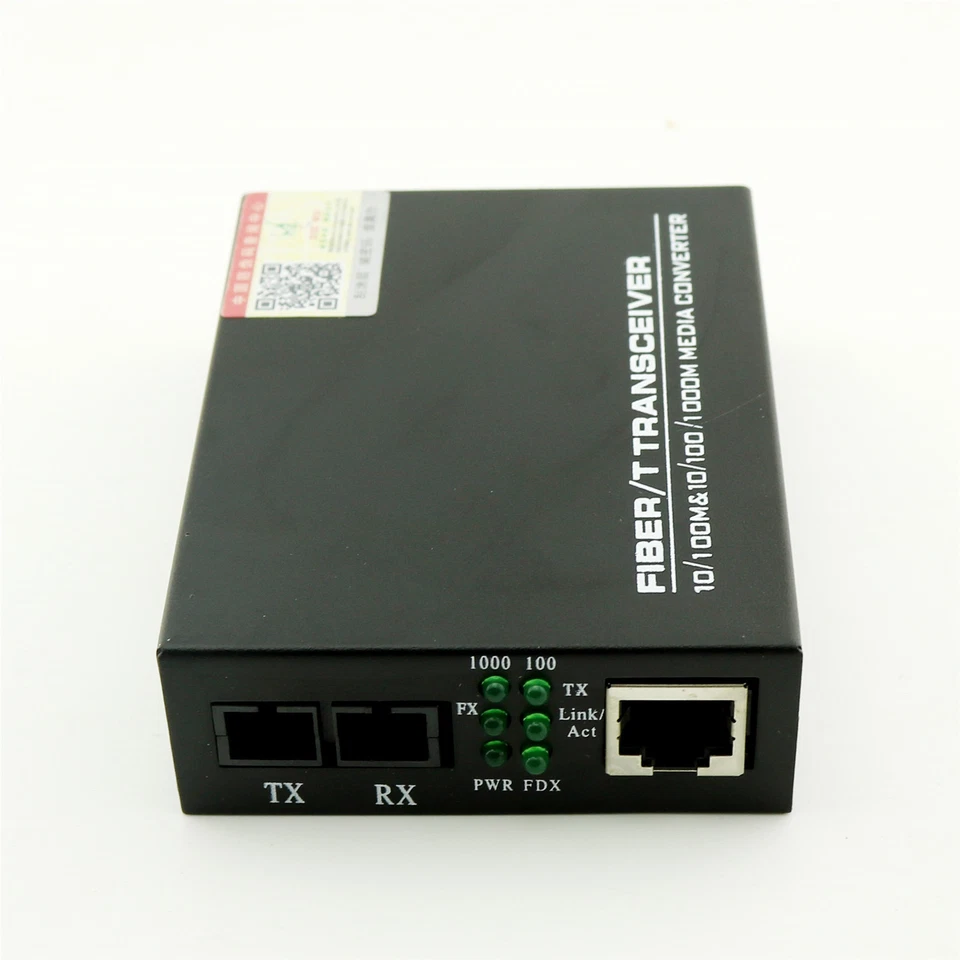 1pc Optical Media Converter RJ45 Single Mode Duplex Fiber SC Port Converter 25KM - Image 4 of 4