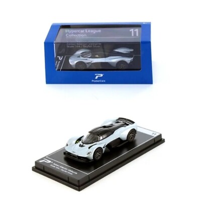H01-11 Aston Martin valkyrie Diecast 1:64 PosterCars Hypercar League collection