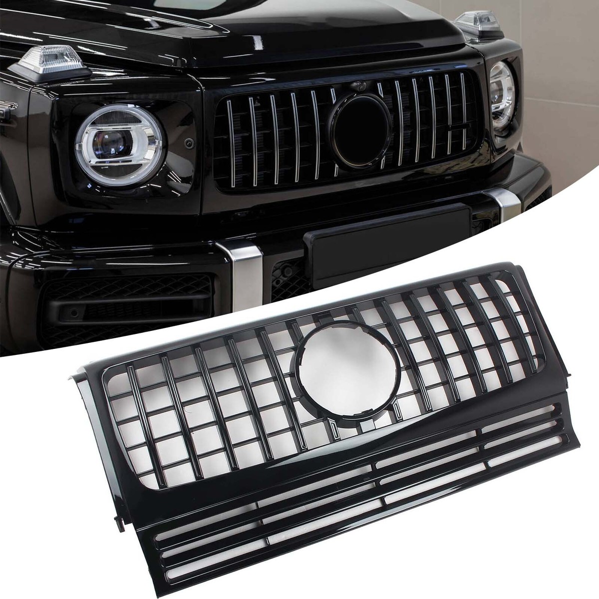 For G-CLASS W463 90-18 Mercedes Benz Front Bumper Grille Grill