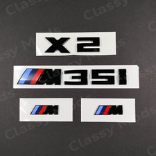 X2 M35i F39 Gloss Black Badges For Bmw Emblem Set M Power