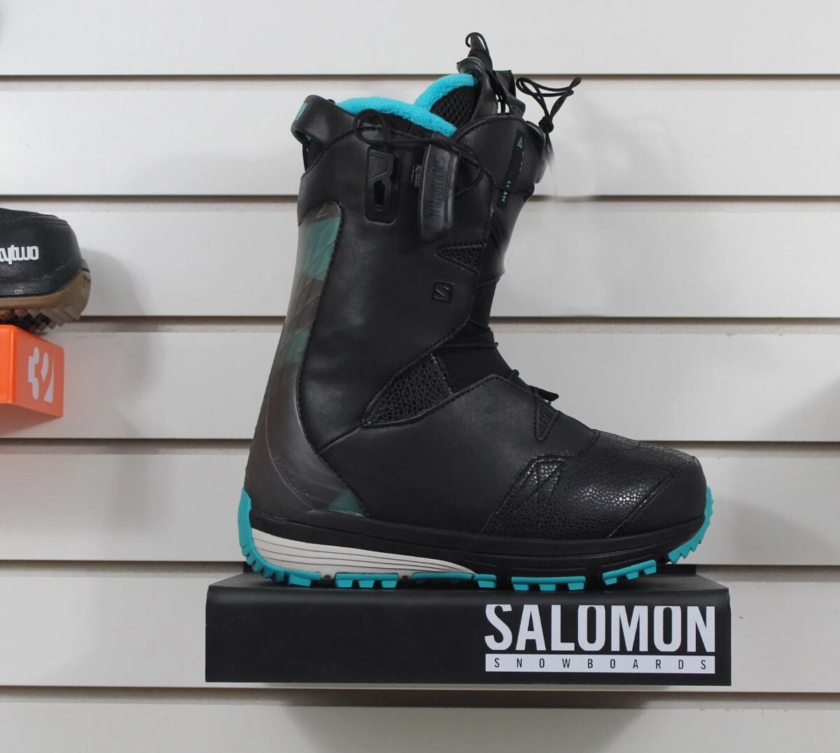 New 2018 Salomon Lush Snowboard Boots Womens 7.5 Black