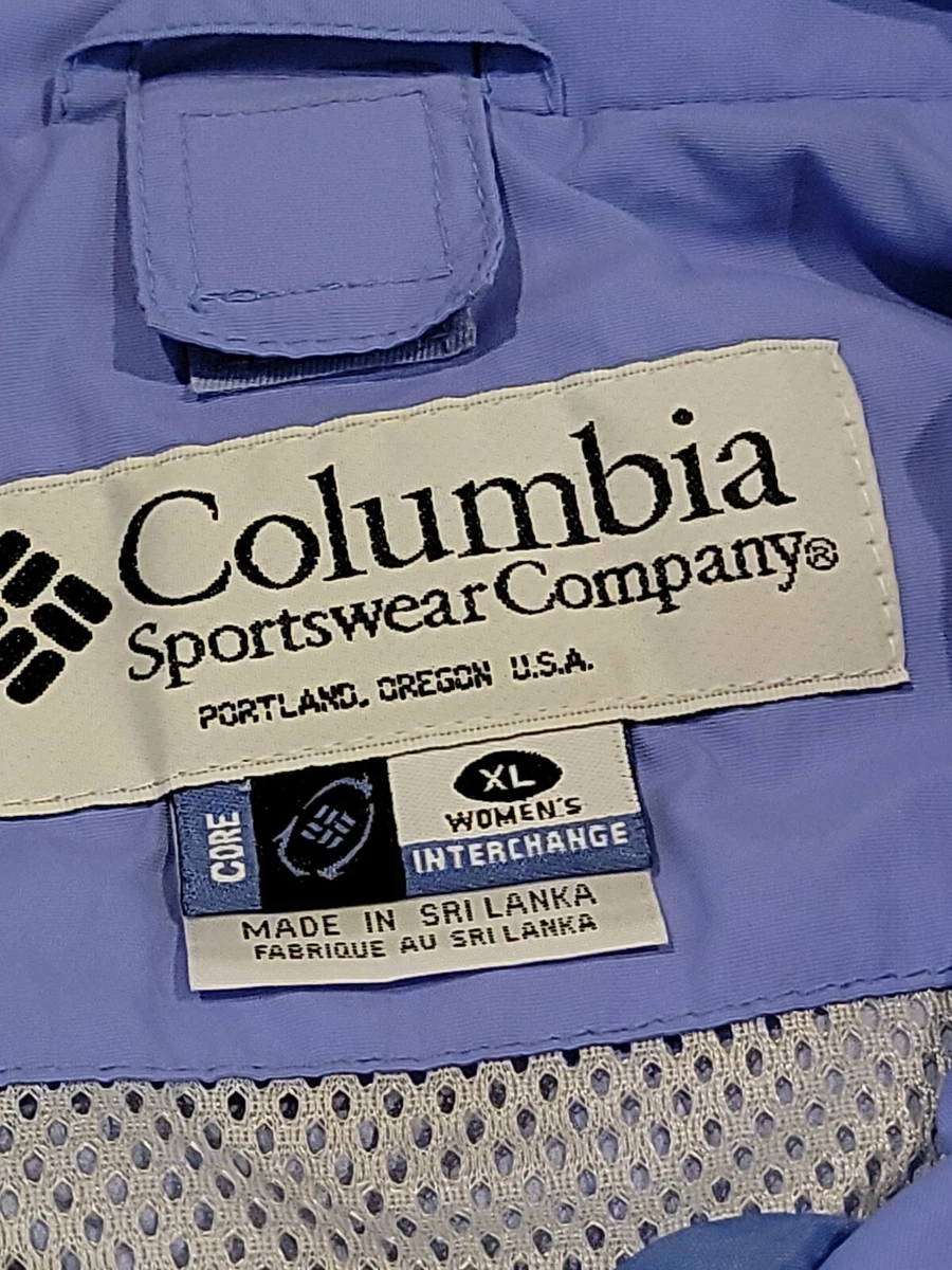 Columbia Norwalk Mountain Jacket Full Zip Lined Womens Sz XL