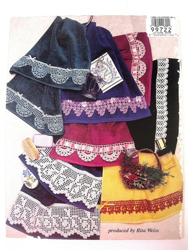 Amer School NWK 1130 TOWEL EDGINGS crochet 18pg booklet Sandy Scoville - Picture 2 of 3