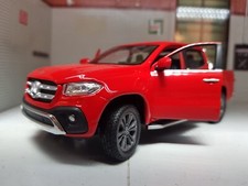 Mercedes Benz X Klasse rot Pick Up 2017 Welly Maßstab 1:24 1:27 Diecast Modellauto