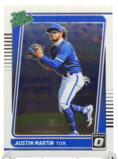 2021 Panini Donruss Optic Austin Martin Rated Prospect RC #RP23 Blue Jays M30