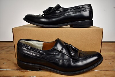 Allen Edmonds Arlington Black Longwing Gunboat Tasseled  display picture 3