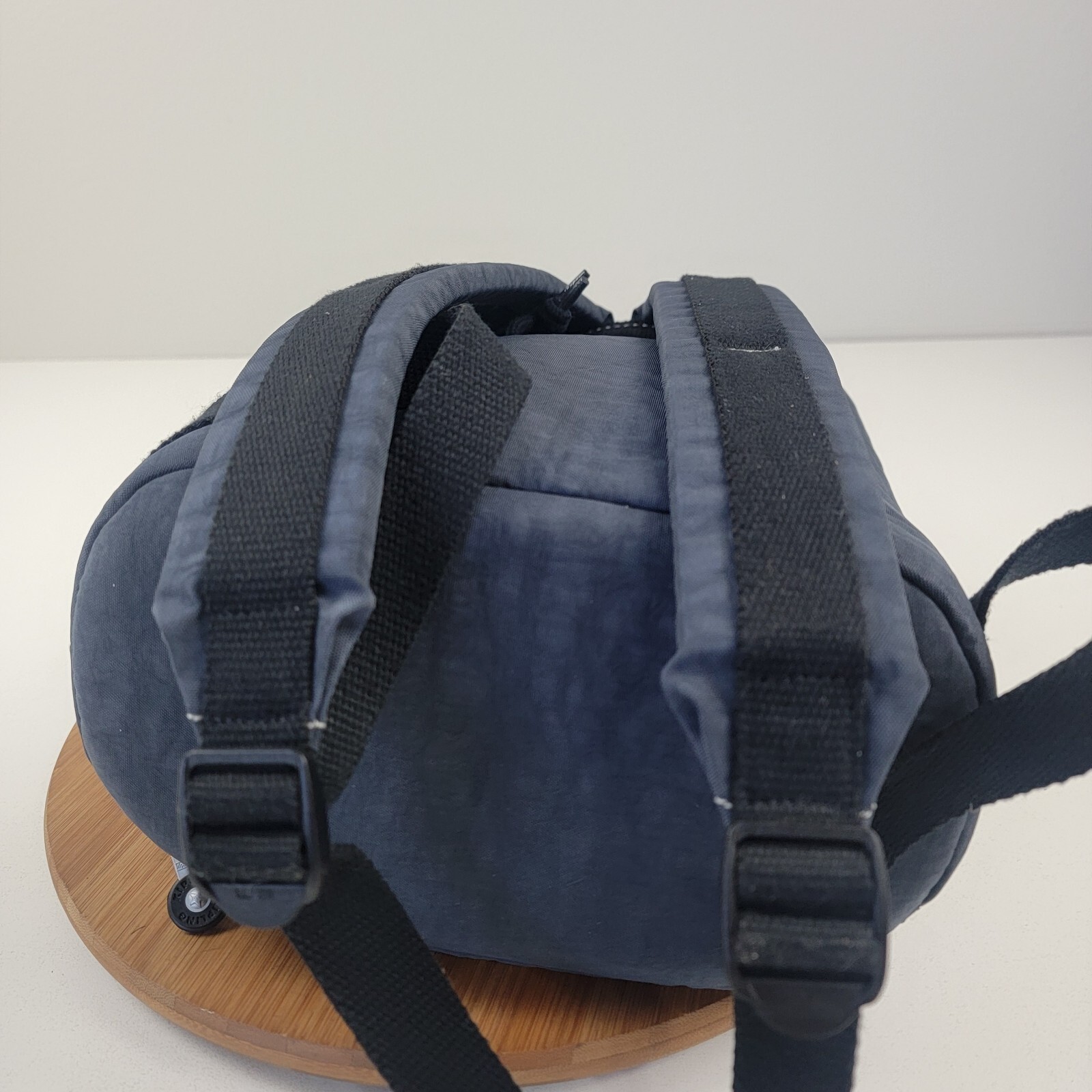 Kipling Drawstring Top Flap Backpack Blue Navy Li… - image 10