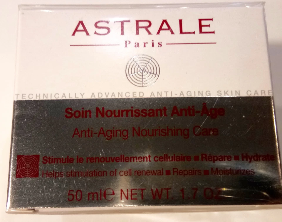 2 X Venus Astrale Paris Cuidado Vitalizante Nutritivo Antienvejecimiento 1.7 OZ NUEVO EN CAJA Foto 3 de 4