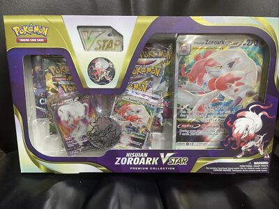 Pokemon TCG: Hisuian Zoroark VSTAR Premium Collection box.. | eBay