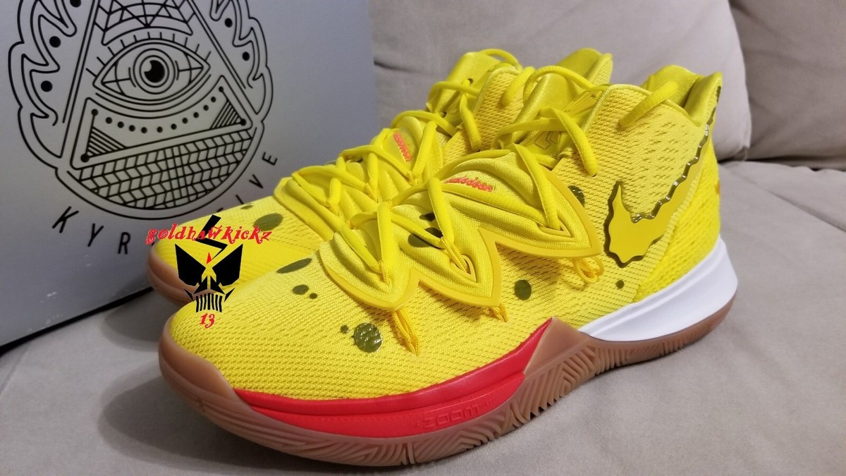 NIKE KYRIE 5 スポンジボブ NIKE KYRIE 5 X SPONGEBOB SQUAREPANTS REVIEW! - YouTube