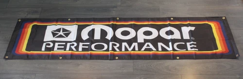 Mopar Banner Flag Big 2x8 feet Performance Auto Parts Racing Garage Mechanic