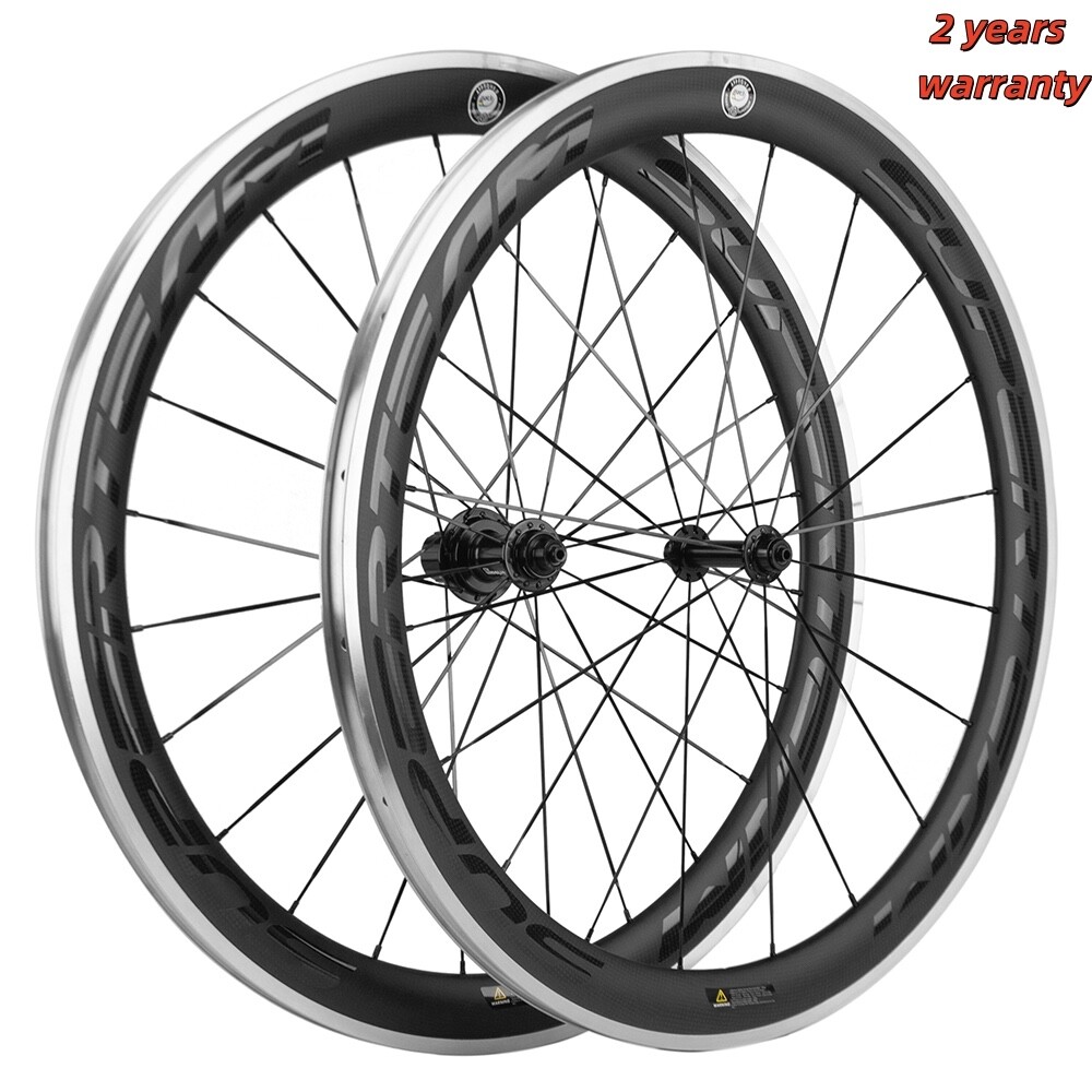 50mm Alloy Brake Carbon Wheelset 700C Carbon Wheels Alloy/al