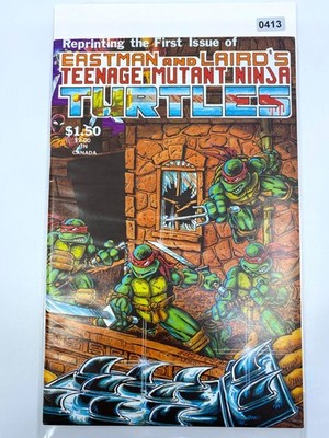 Teenage Mutant Ninja Turtles #1 4th Print 1987 High Grade 1st Shredder Cover  