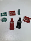 Vintage Coca Cola & Sprite Magnets Coke Refrigerator Lot of 7