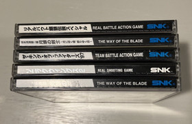 Lot 4 SNK Neo Geo CD, Last Blade, KOF 97&rsquo;, Real Bout Special, Sonic Wings 2