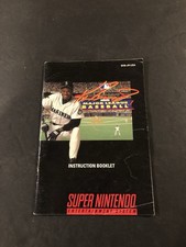 snes ken griffey jr Major League Baseball Snes Manual Only
