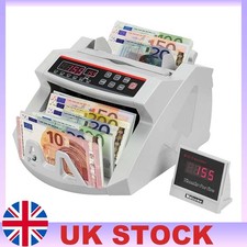 Note Counter Machine Money Currency Banknote Counting Detector Cash Bill - UK