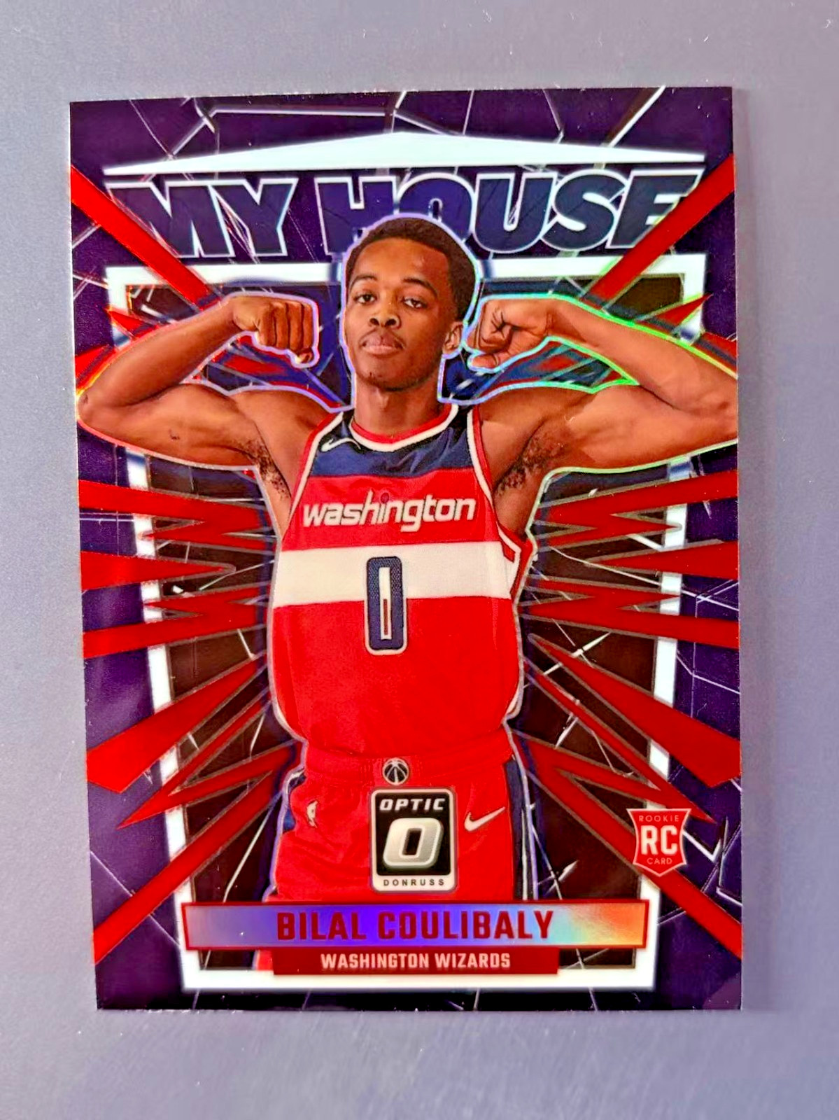 Bilal Coulibaly 2023-24 Panini Donruss Optic My House Purple Prizm RC #16