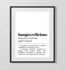 Hangoverlicious - Brutal Morning   Framed Print
