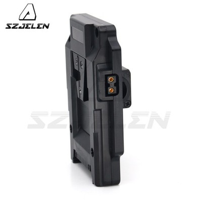XLR 4pin Male to V-Mount Male Power Adapter Plate for Steadicam to ARRI,RED,IDX