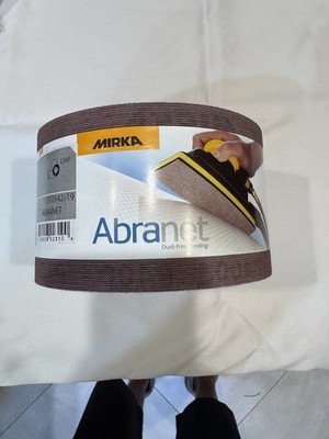 Sandpaper Mirka 9A-593-600 - Abranet 3-2/3'' x 82  Mesh Grip Roll 600Grit (Qty 1)