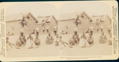 Stereo Photo Tianjin Tientsin China, Battle, Railway Station... - 10769222