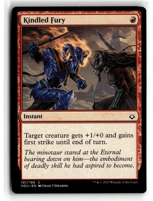 MAGIC TG: Hour of Devastation #101 Kindled Fury Common .M2A