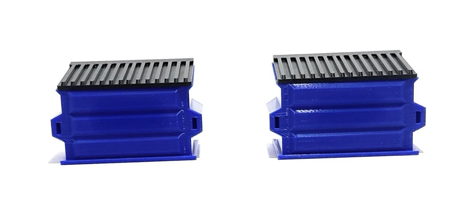 1:48 O Gauge Dumpsters - Blue 4pk - Image 3 of 3