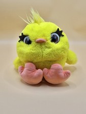 "Pájaro de peluche amarillo parlante Disney Toy Story 4 Soft Ducky 10"" - Funciona en video"