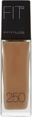 MAYBELLINE FIT ME LIQUID FOUNDATION NO 250 SUN BEIGE NEU VERSIEGELT 30ML GRÖßE