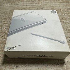 Nintendo DS Lite Gloss Silver Complete in Box Near Mint Tested 6609