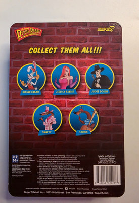 Super7 Who Framed Roger Rabbit Smarty Weasel ReAction Figure NEW