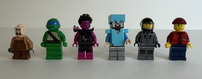 Lot Six Random Lego Minifigures Pre-Owned 