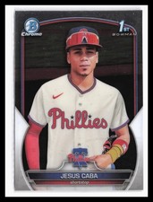 2023 Bowman Chrome Prospects #BCP-164 Jesus Caba Philadelphia Phillies RC 1st 5