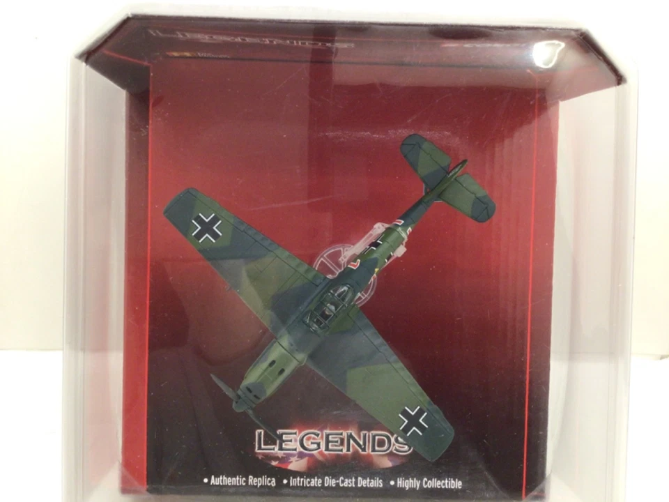 Corgi Legends 1:72 WWII Aces Messerschmitt Bf 109E-1 Eduard Neuman AA32104 - Image 4 of 4