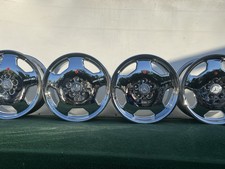 Mercedes Benz Amg Monoblock 17 New Chrome Genuine Factory Original Oem Rims Set