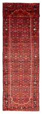 3'8" x 14'1" Vintage Hand-knotted Runner Rug Traditional Oriental Wool Carpet