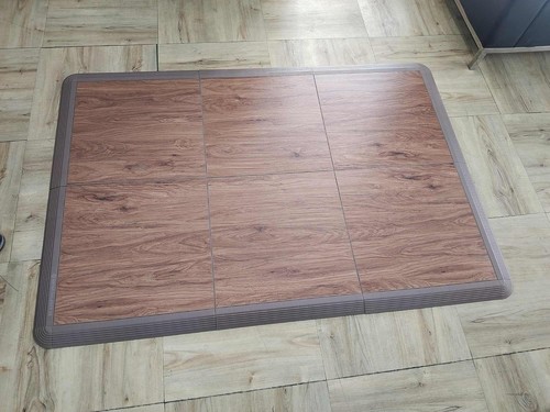 Dance Floor Tiles 3.5x3.5 ft - 4 Interlocking Dance Floor Tiles for Ballet, T... - Picture 4 of 7