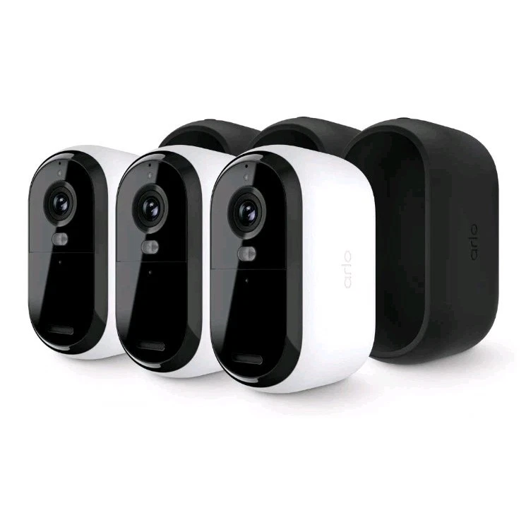 Arlo Essential 2K(第 2 代)安全摄像头 – 白色 (3 包) 全新! — 第 2/4 张图片