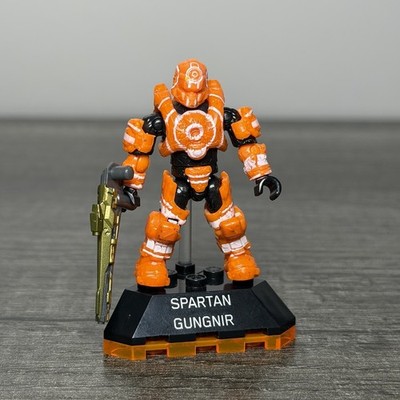 Mega Bloks Construx Halo DPJ82 Heroes Series 2 Spartan Gungnir Figure Stand