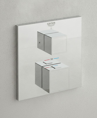 GROHE THM-Brausebatterie Grohtherm Cube 24153 FMS für 35600 chrom 24153000