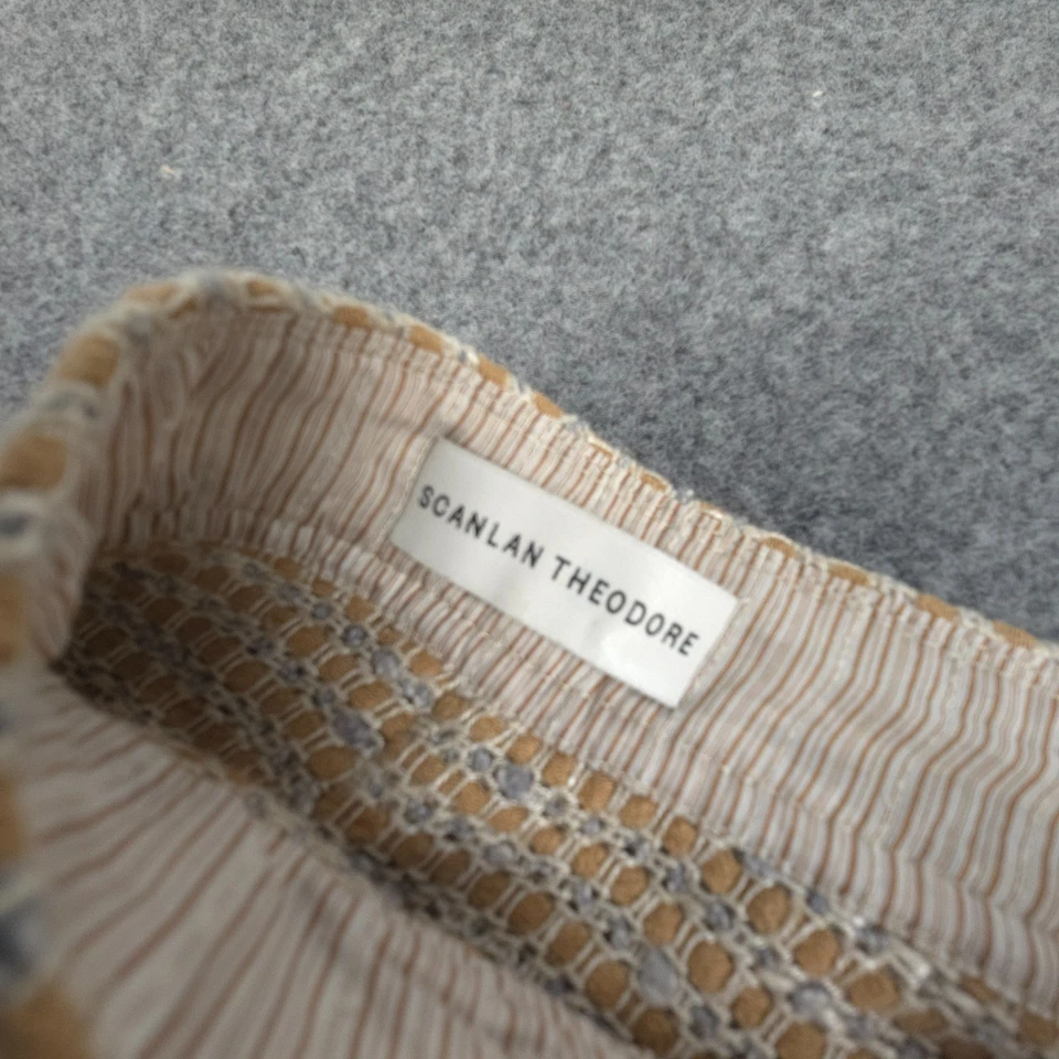 Scanlan Theodore Cape Womens 10 brown Textured winter knit cotton blend Size 10 - Image 2 of 4