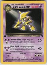 Dark Alakazam (18) Unlimited Rare Team Rocket 18/82 MP on eBay